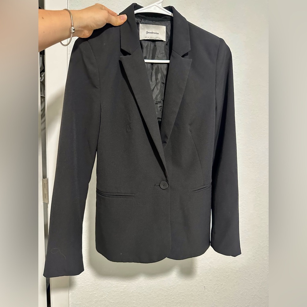 Stradivarius Black Women's Suit Jacket